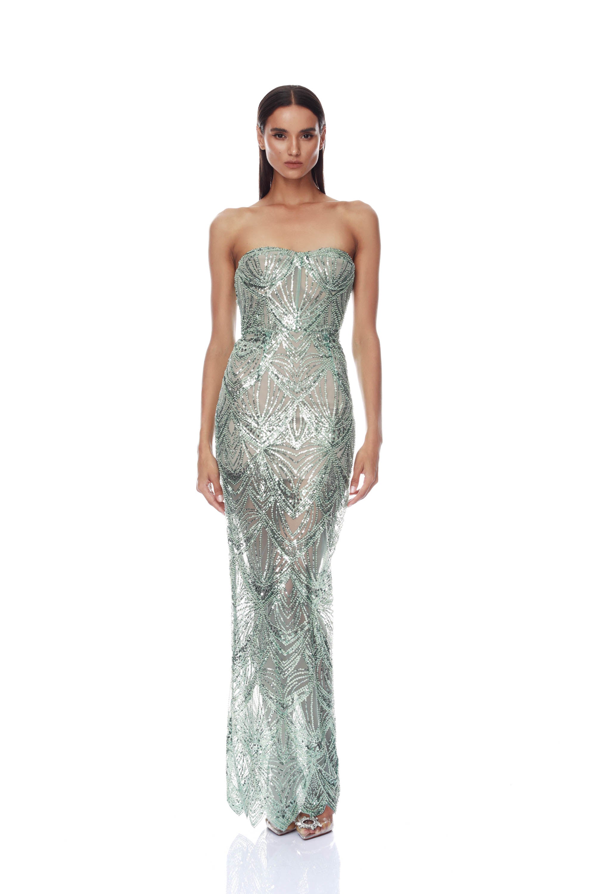 Giselle Sage Maxi Dress Giselle Sage Maxi Dress