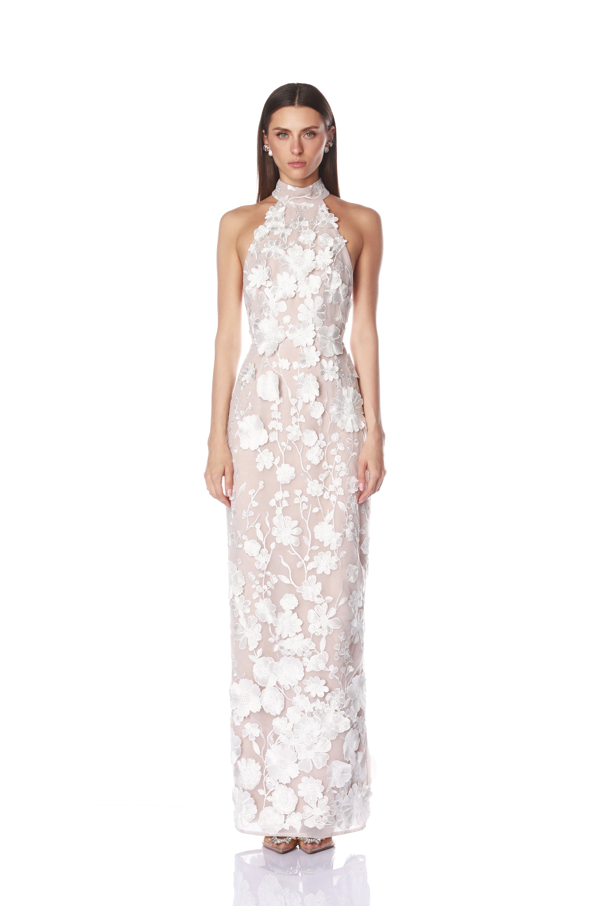 Jasmine Halterneck Maxi Dress