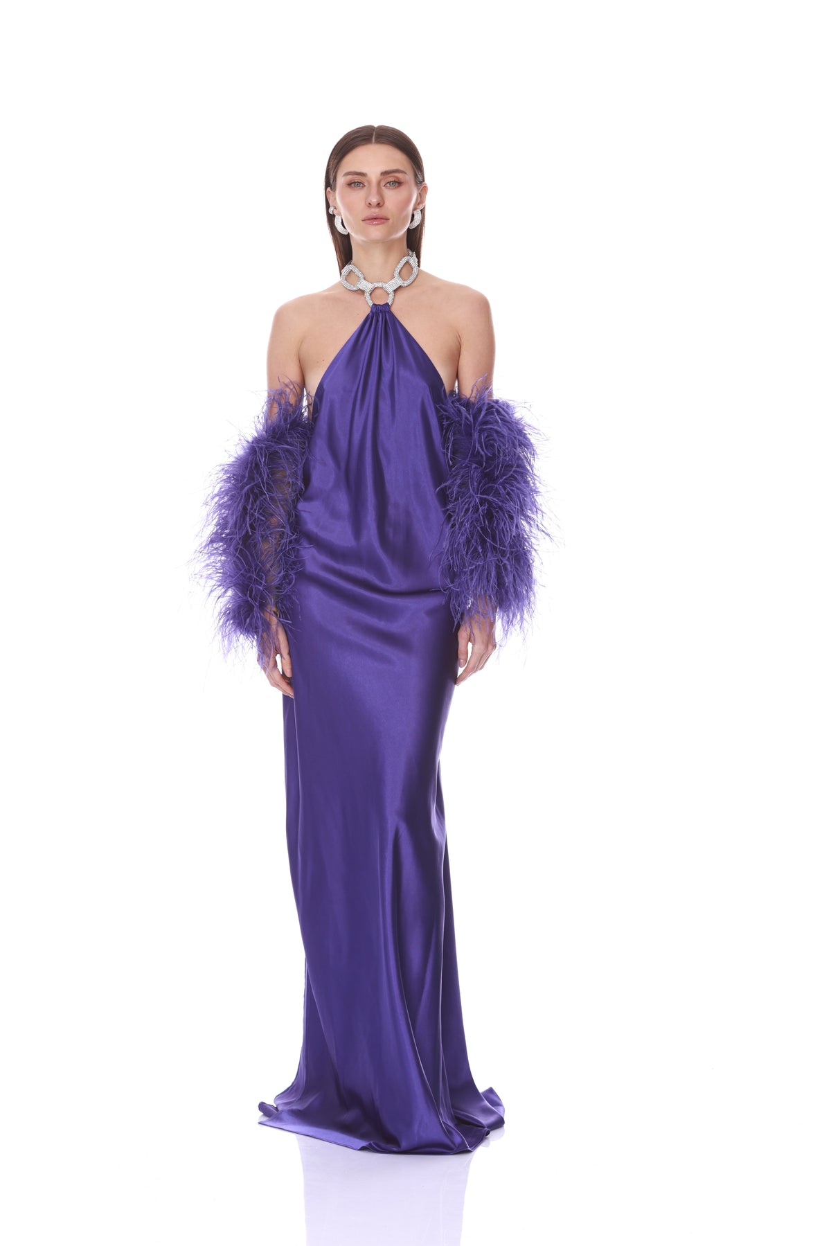 Indigo Feather Sleeves