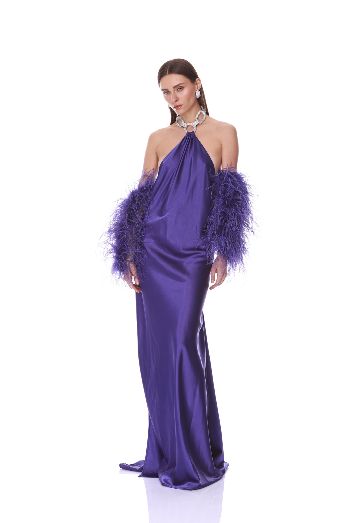 Indigo Feather Sleeves
