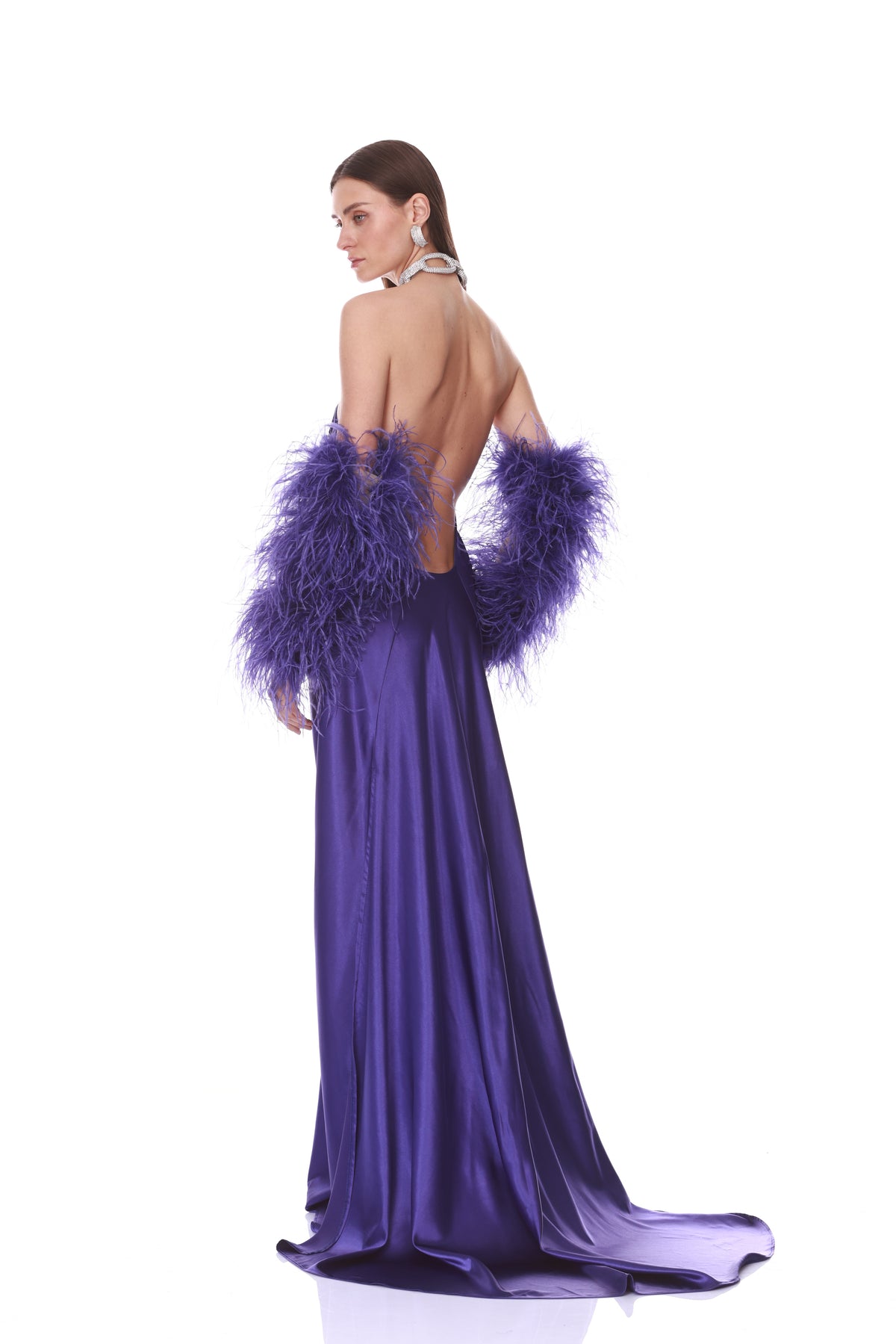 Indigo Feather Sleeves