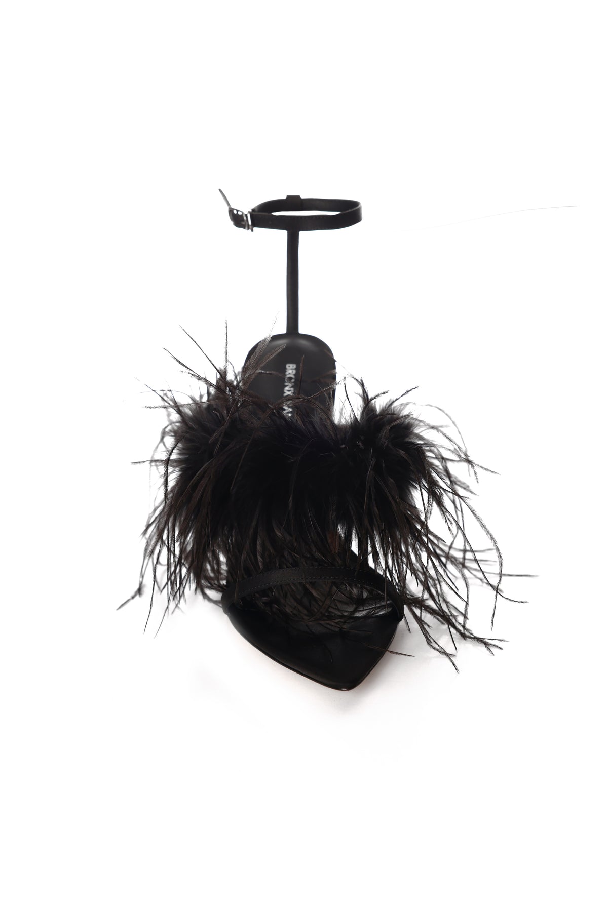 Showgirl Strappy Feather Heel
