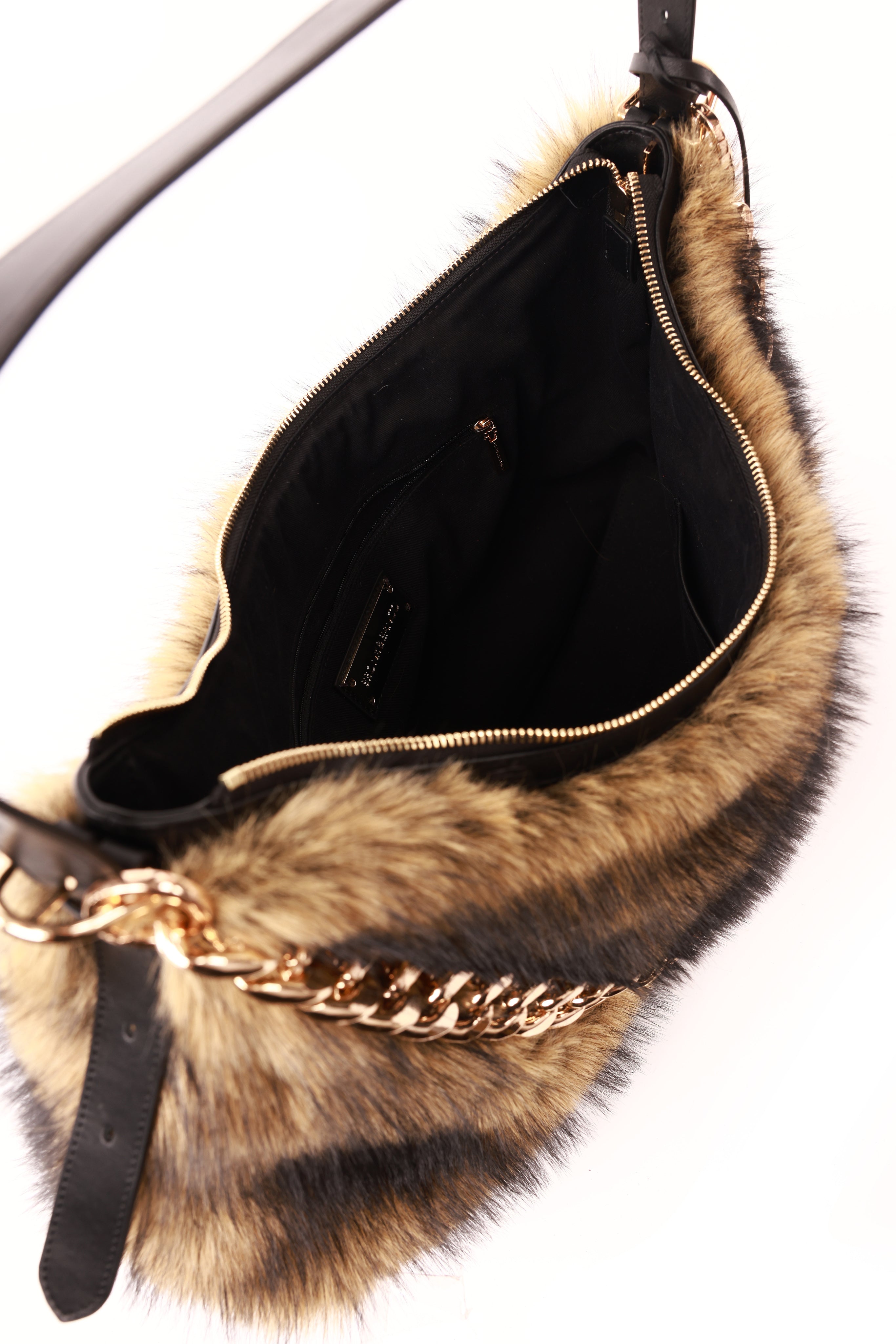 Faux Fur Iman Shoulder Bag