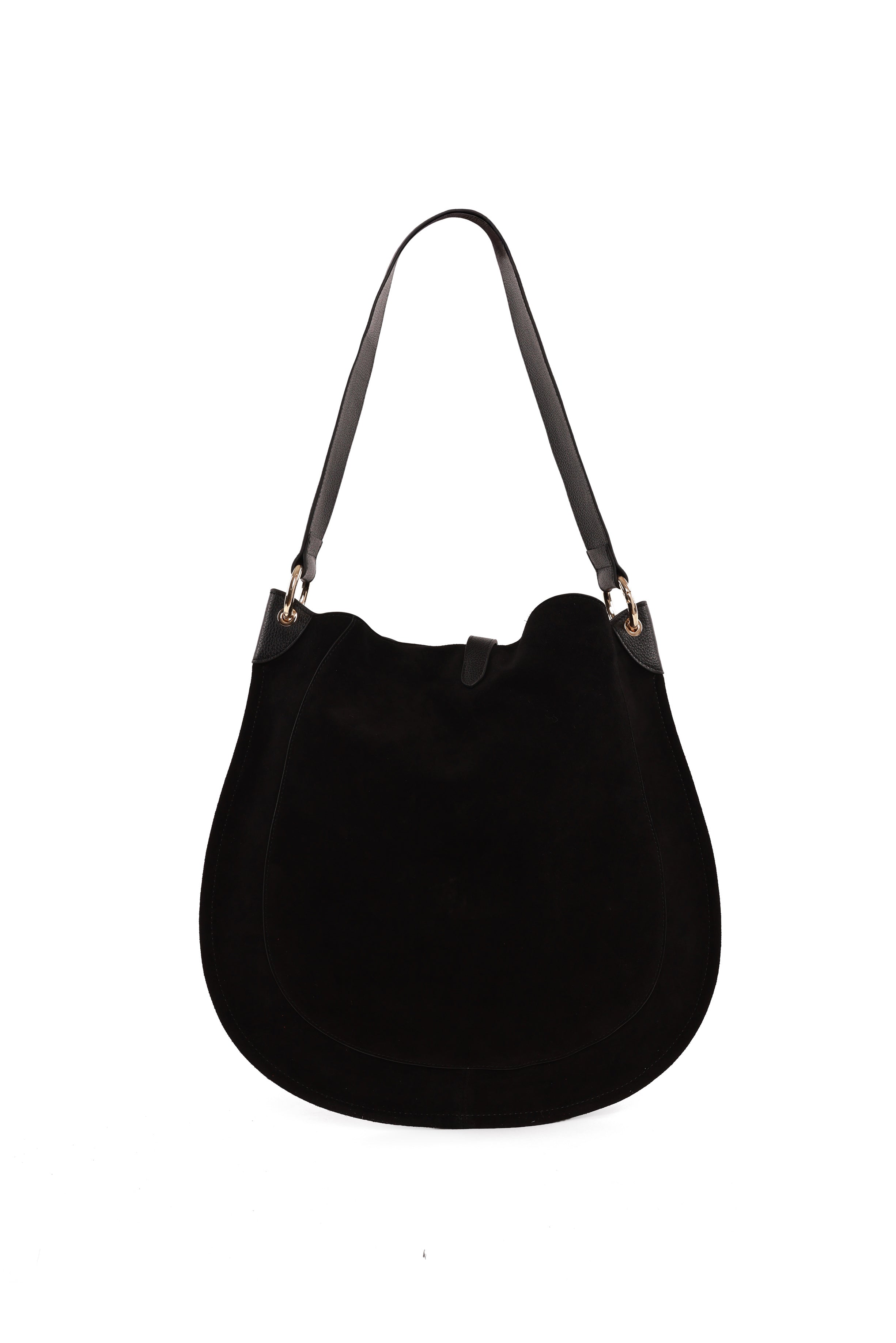 Suede Shoulder Bag with Fringe Tassel