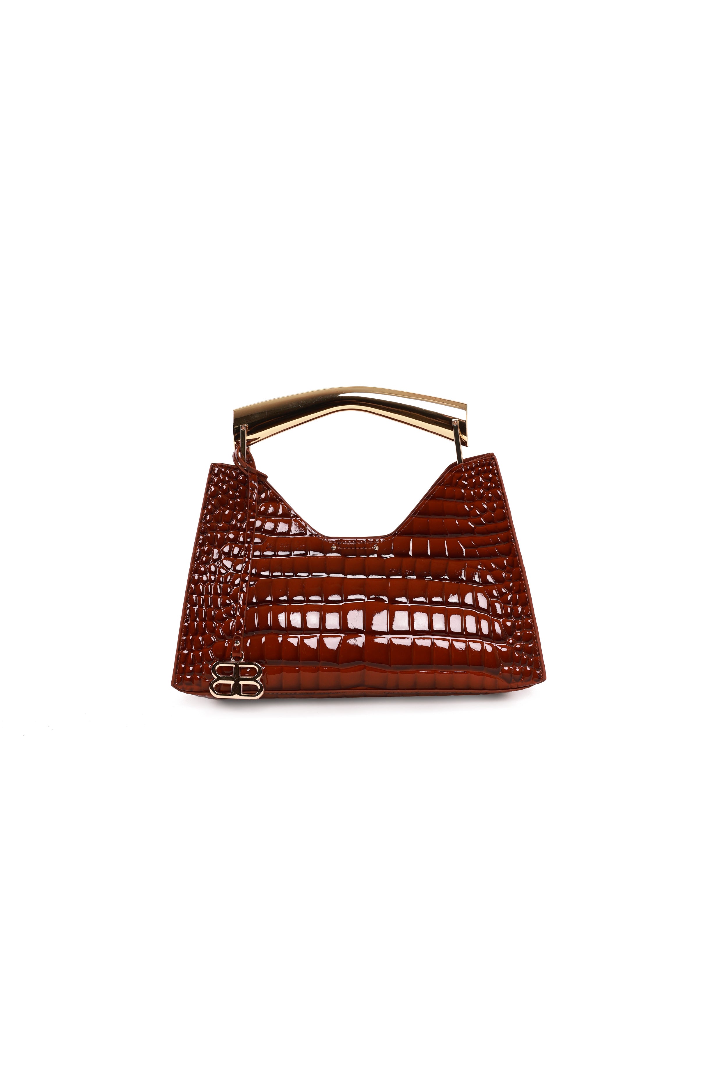 Croc Embossed Poline Mini Bag
