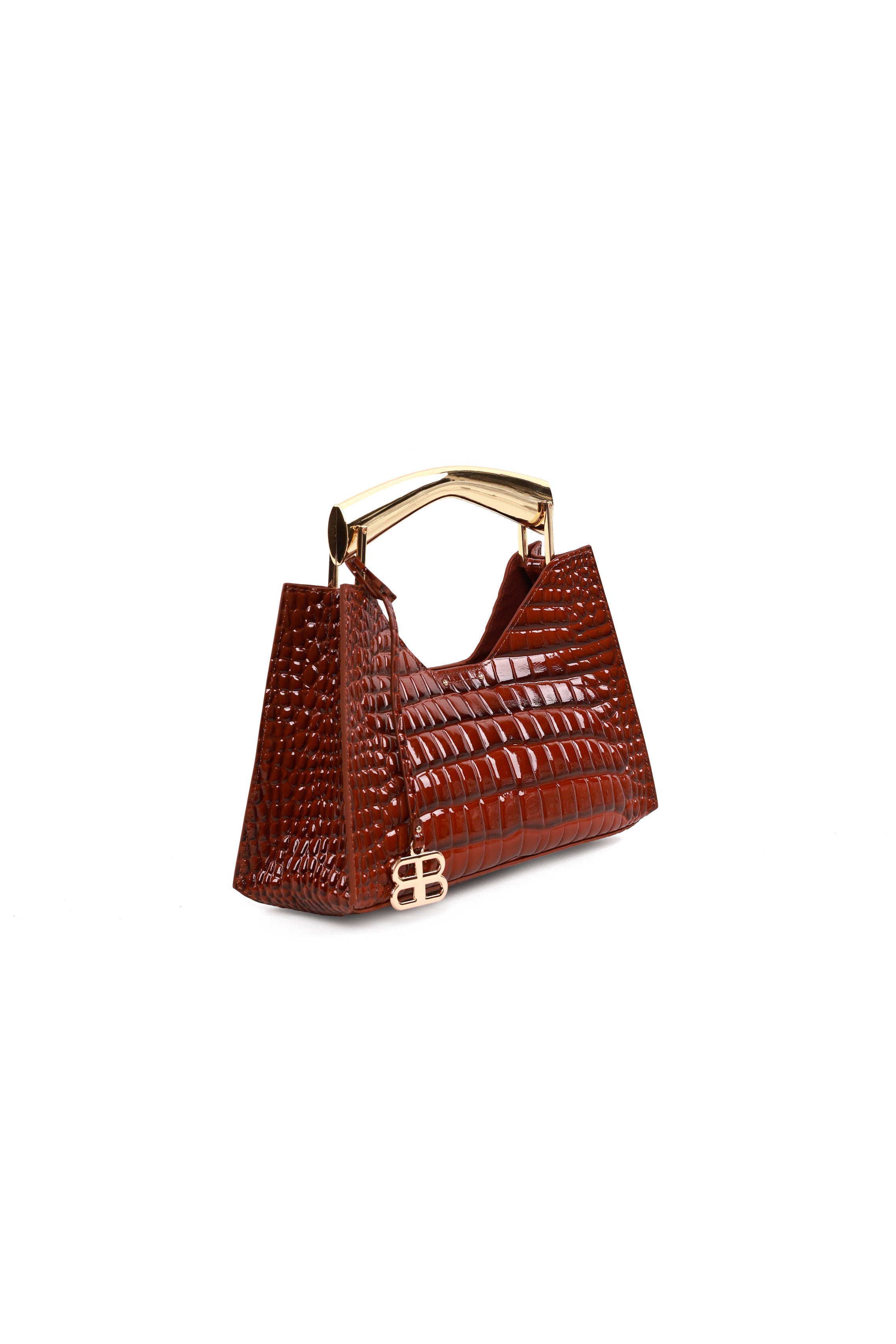 Croc Embossed Poline Mini Bag
