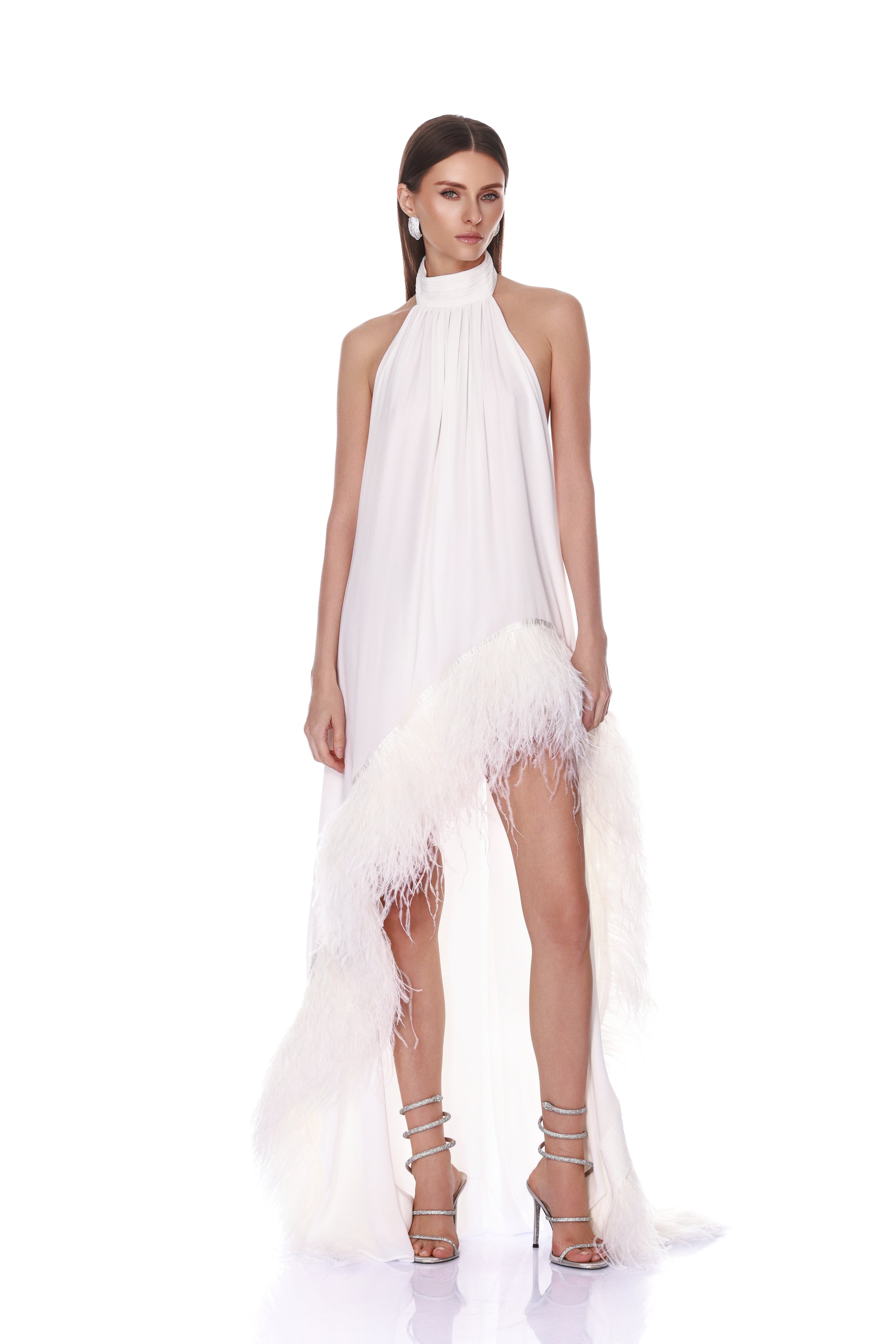 Madeline Halterneck White Gown