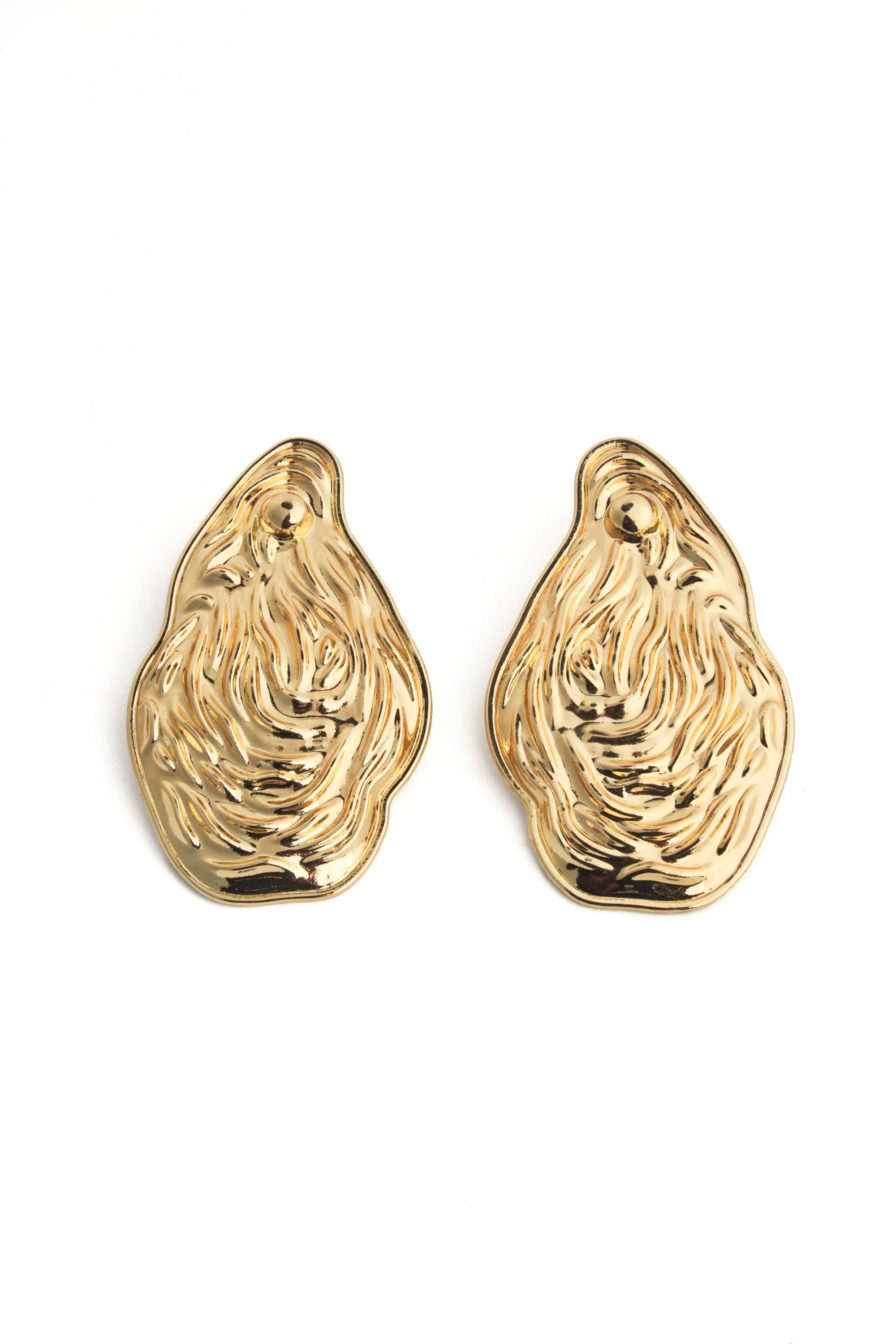 Eden Gold Oyster Earrings