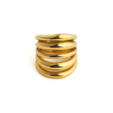 Layered Coil Ring