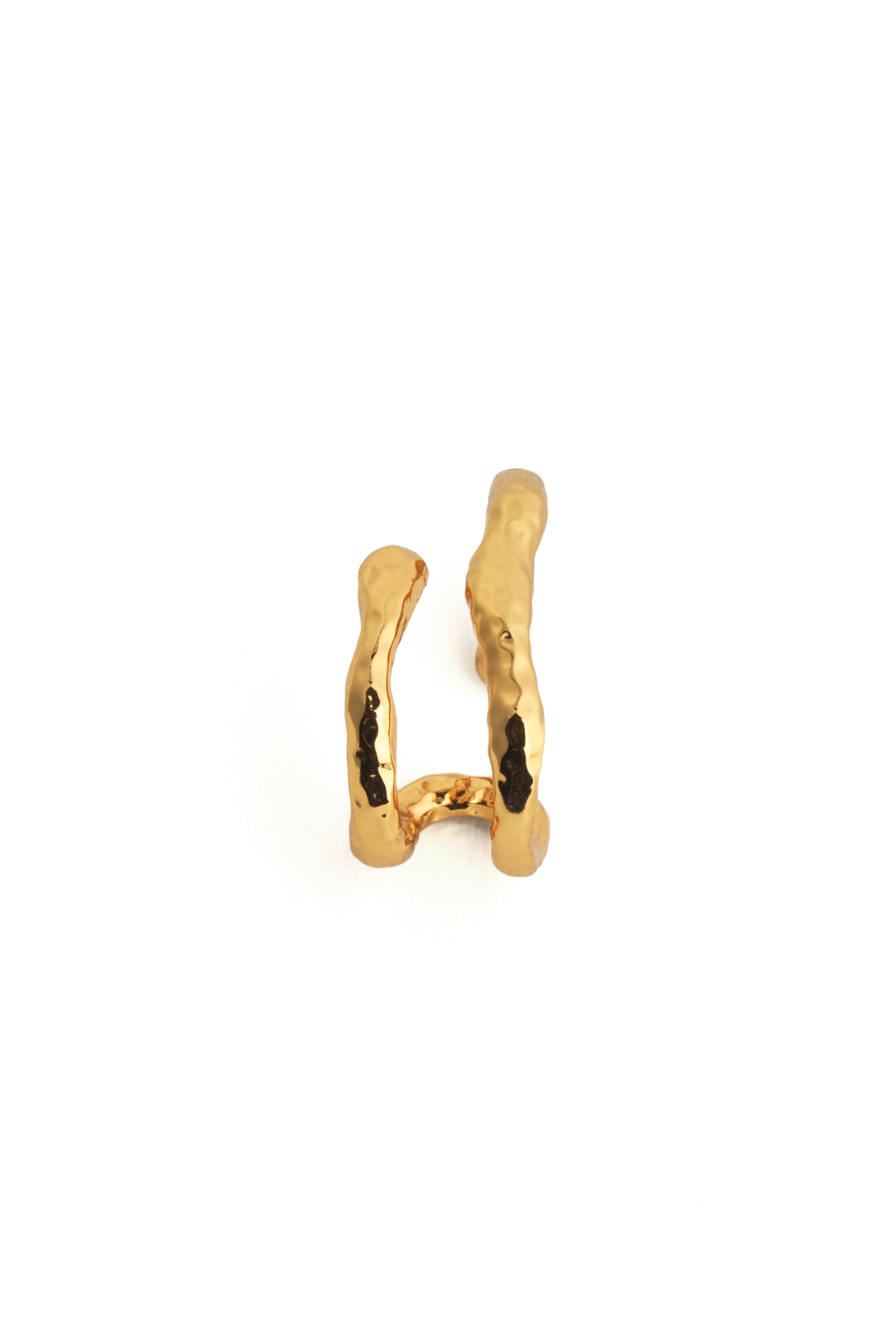Molten Gold Ear Cuff