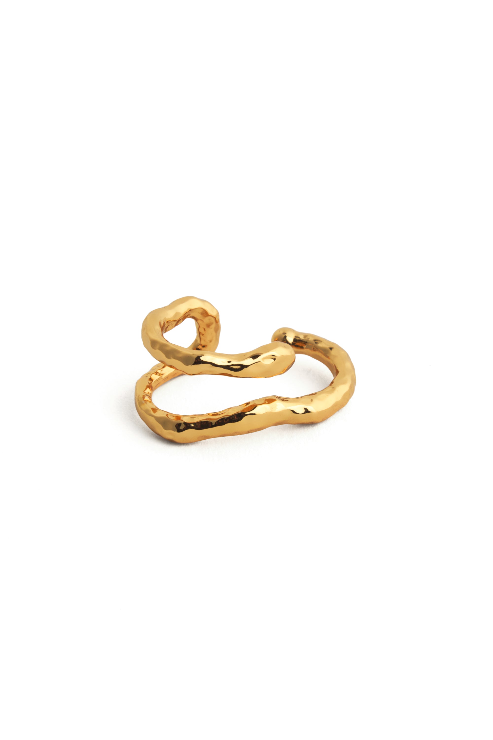 Molten Gold Ear Cuff