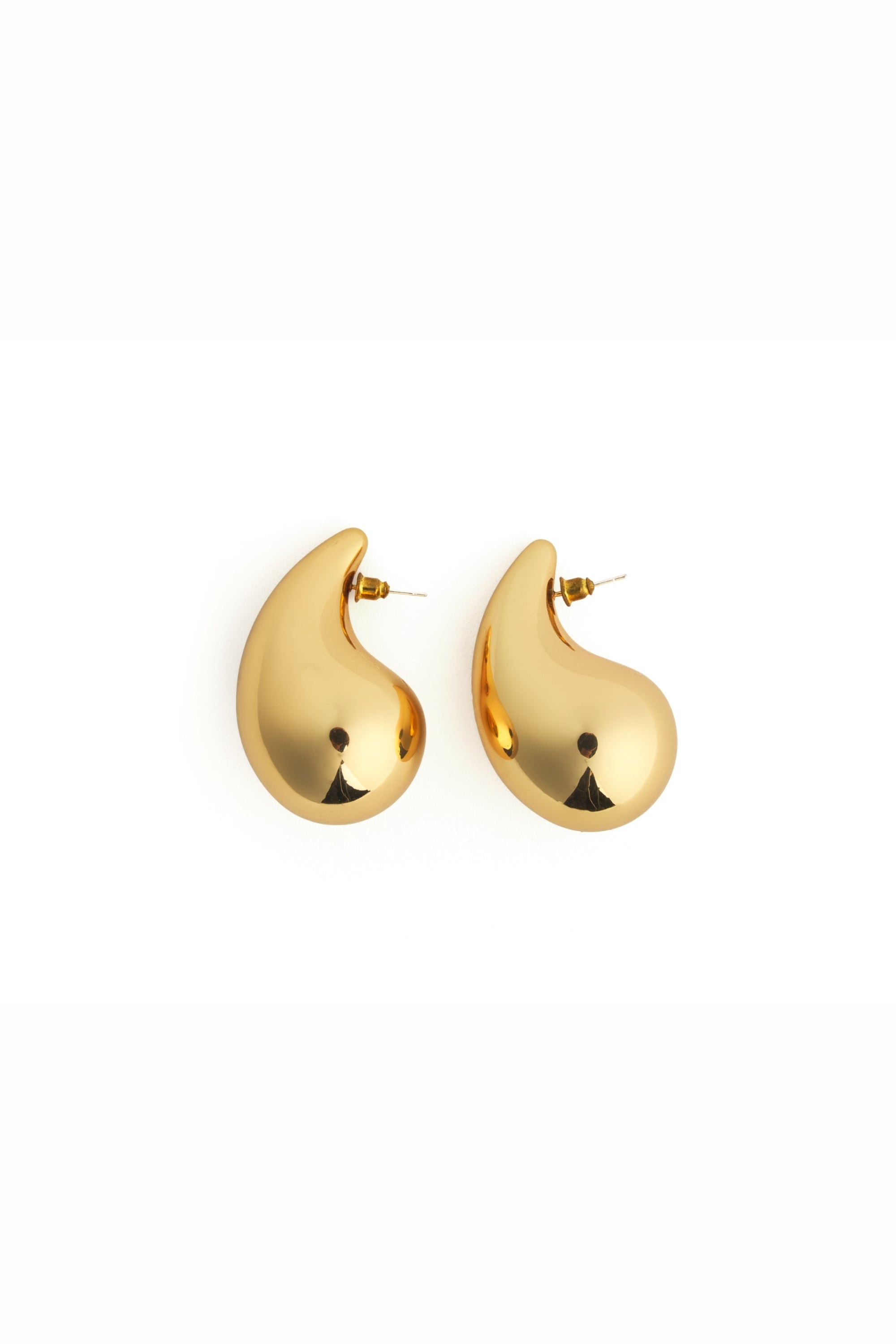 Luna Gold Teardrop Earrings