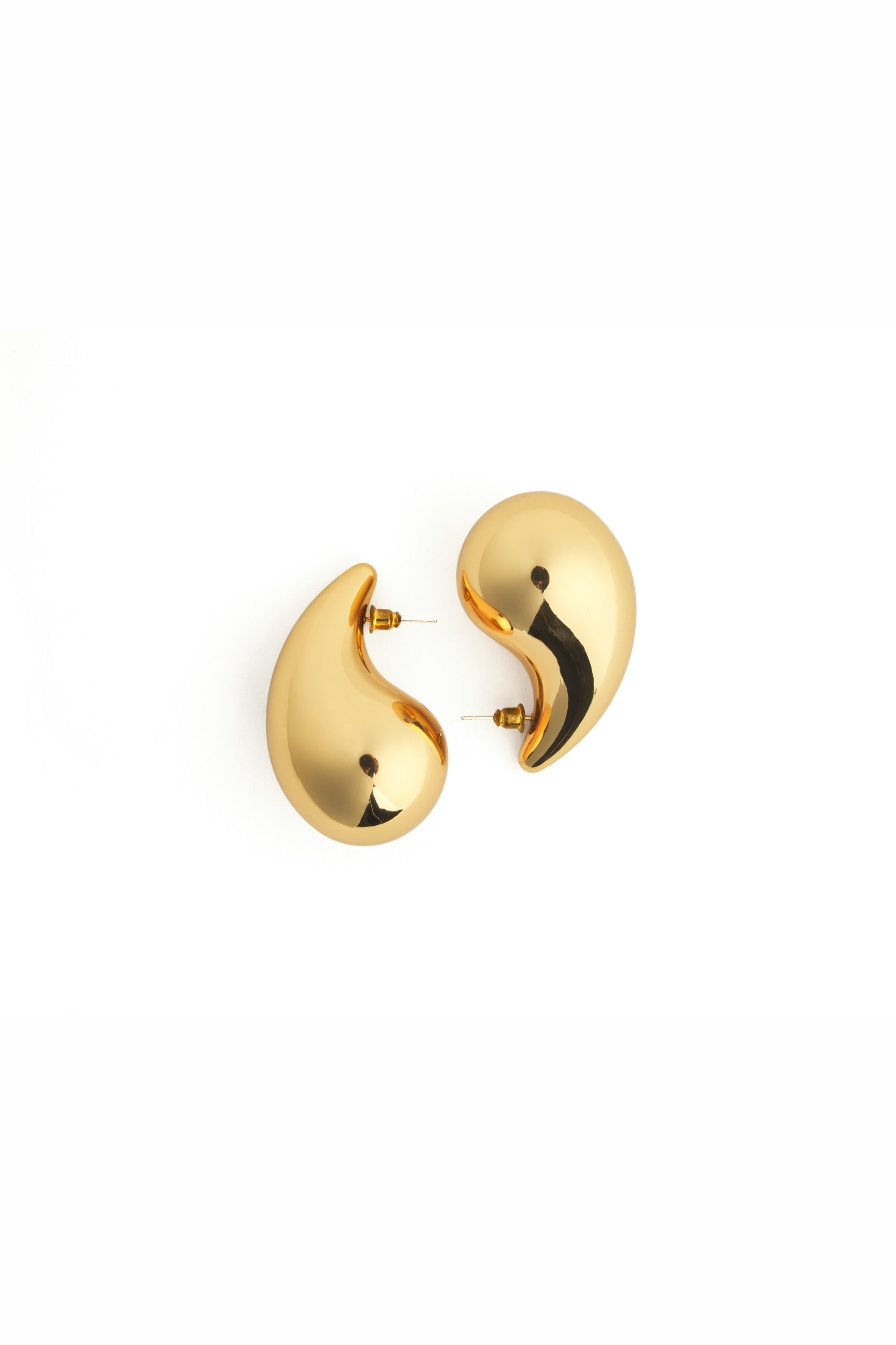 Luna Gold Teardrop Earrings