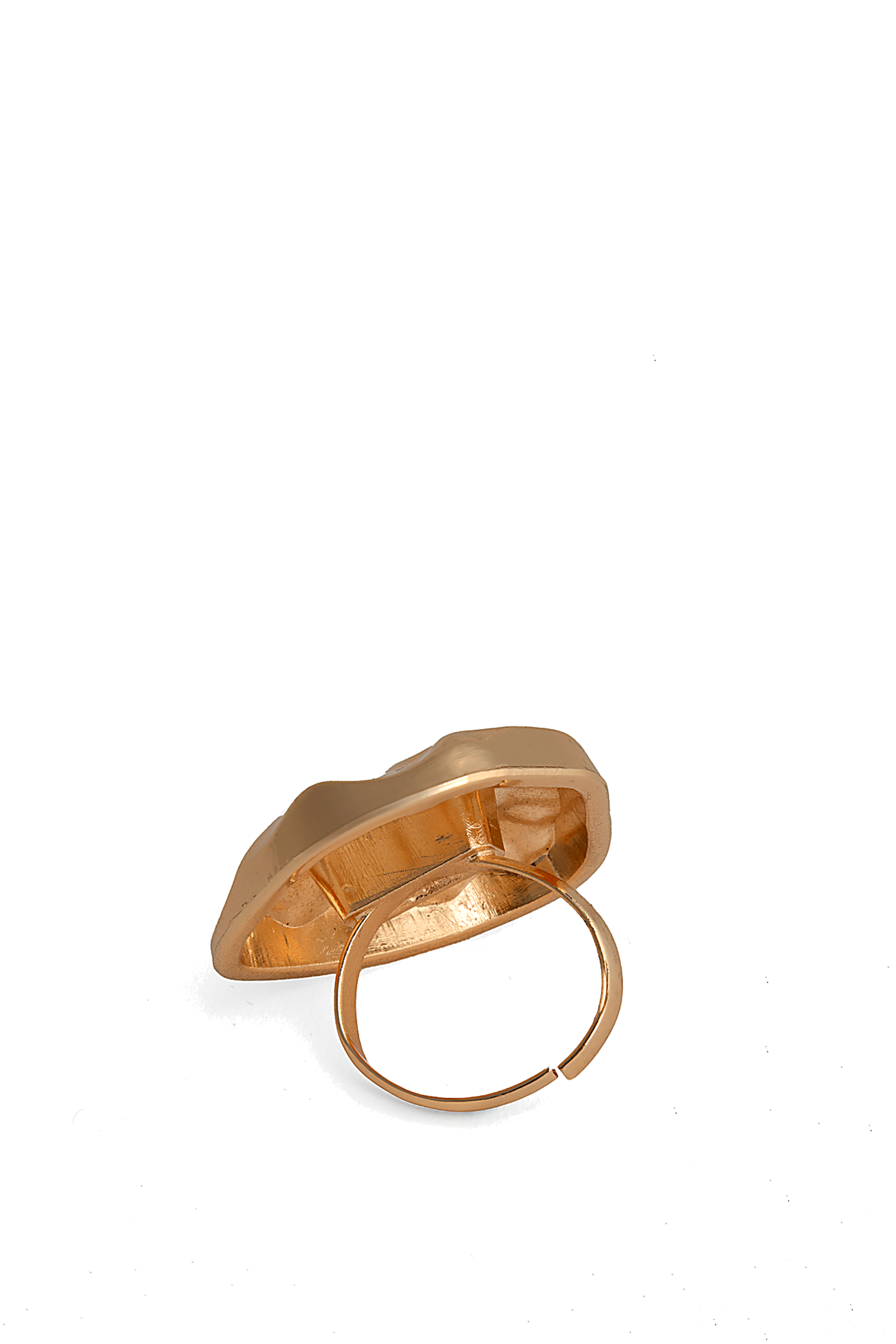 Molten Gold Irregular Ring