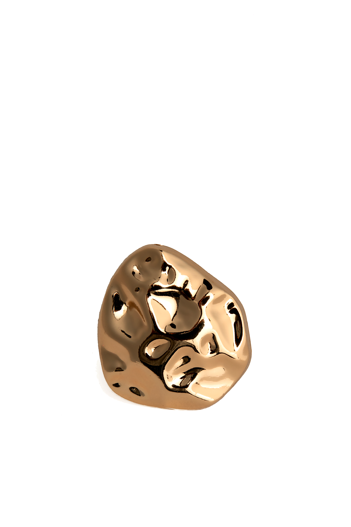 Molten Gold Irregular Ring