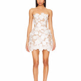 Jasmine Maraya White Mini Dress