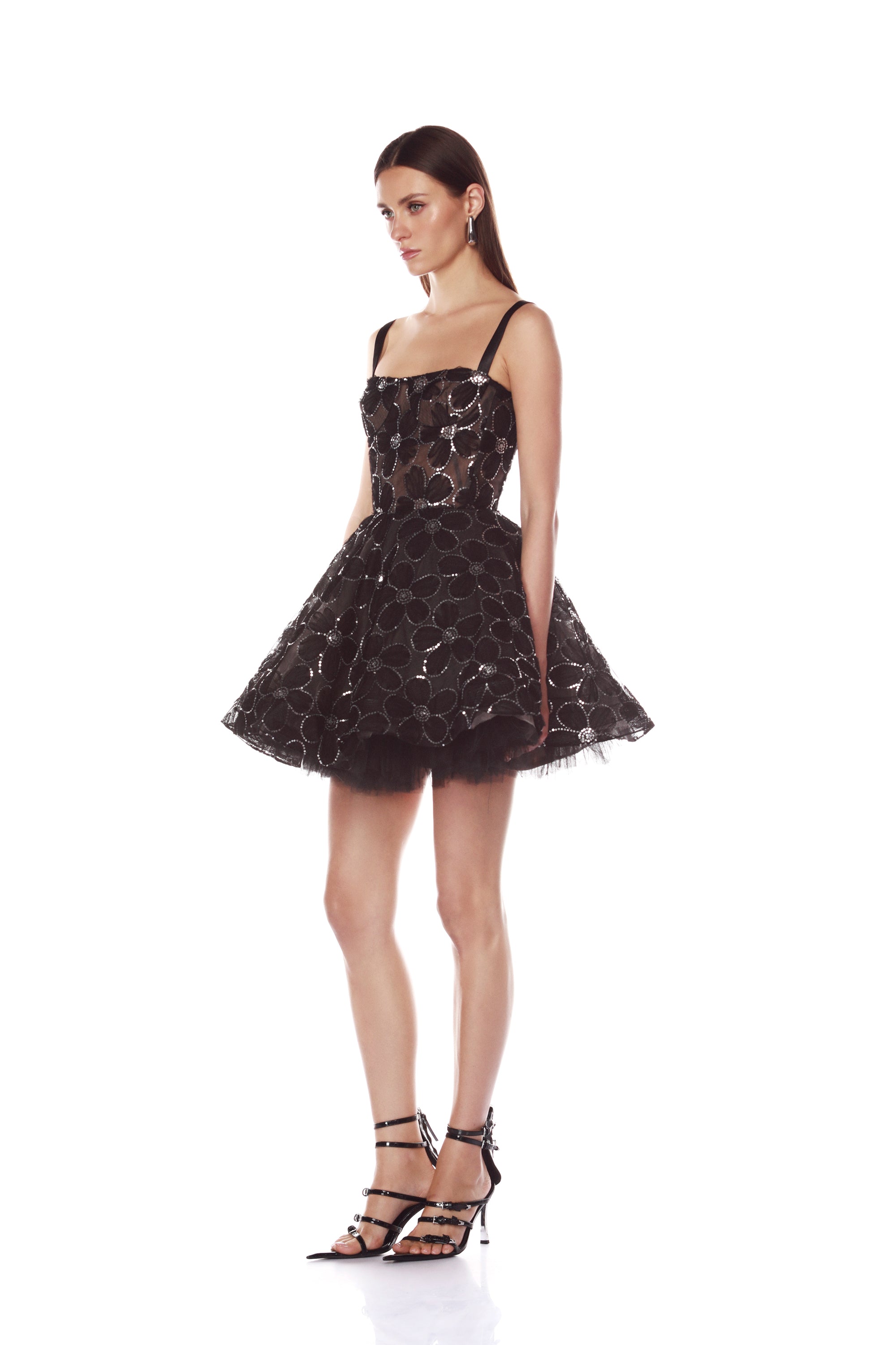 Mademoiselle Black Mini Dress