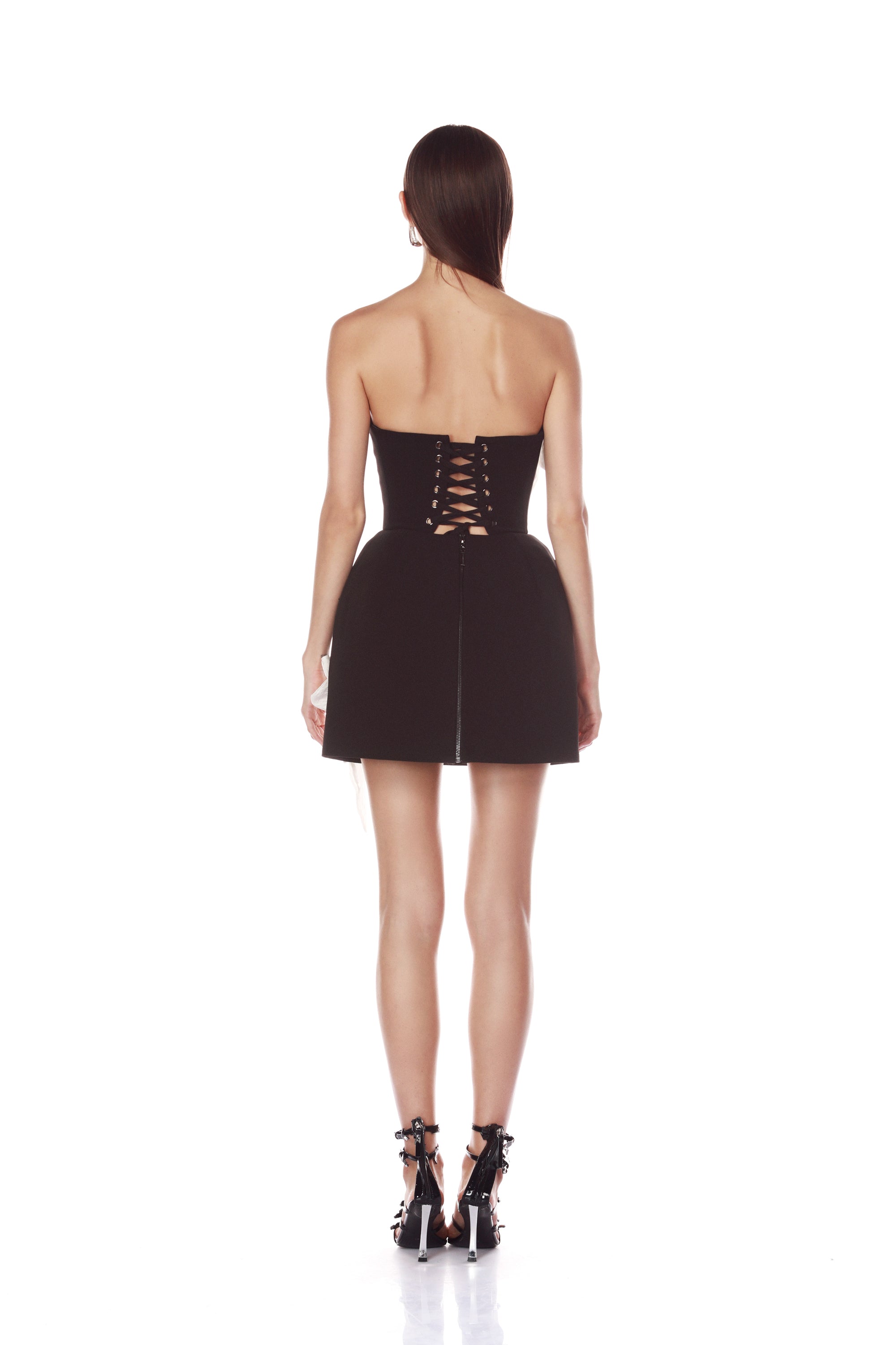 Jasmine Maraya Black & White Mini Dress