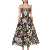 Kate Strapless Midi Dress