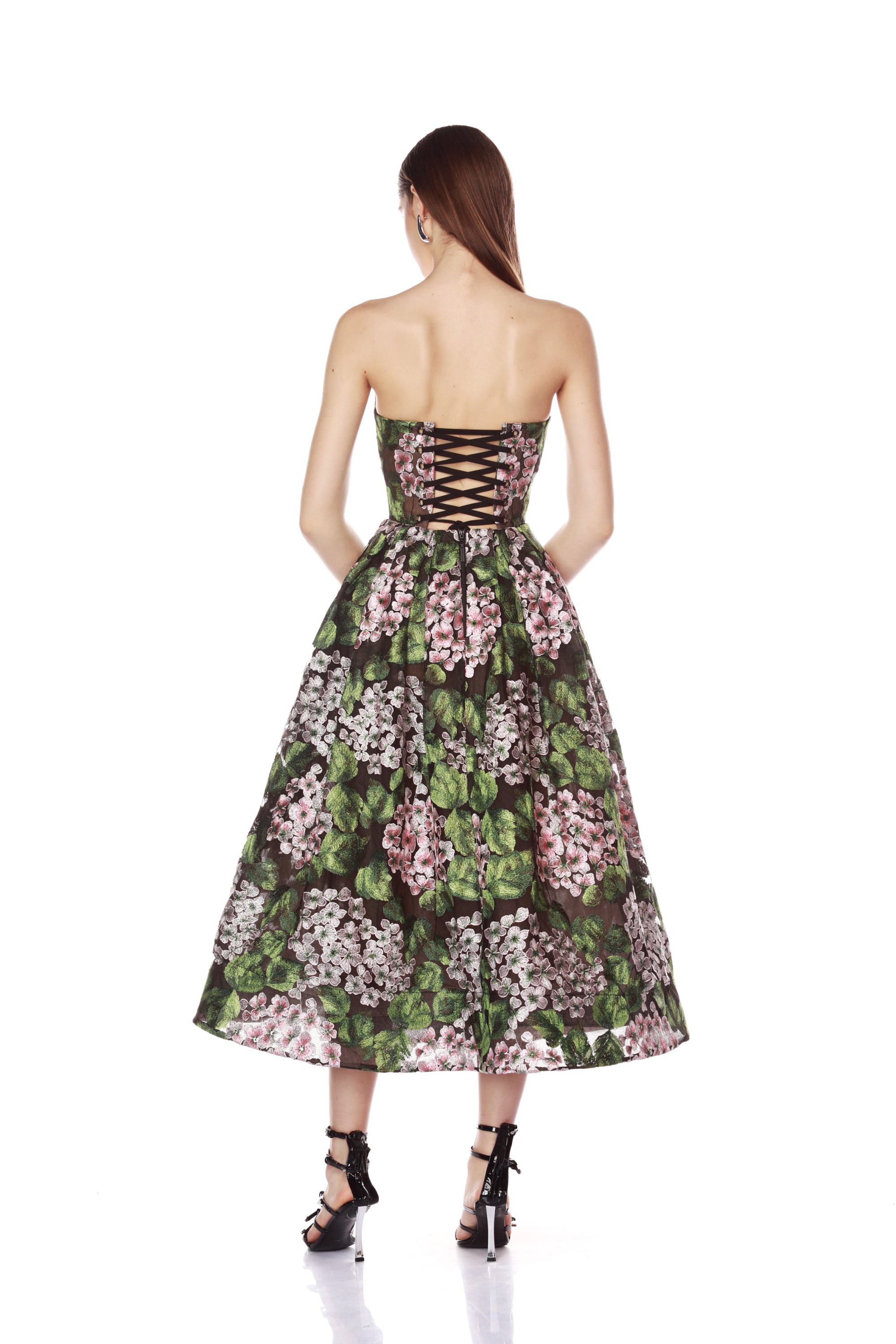 Kate Strapless Midi Dress