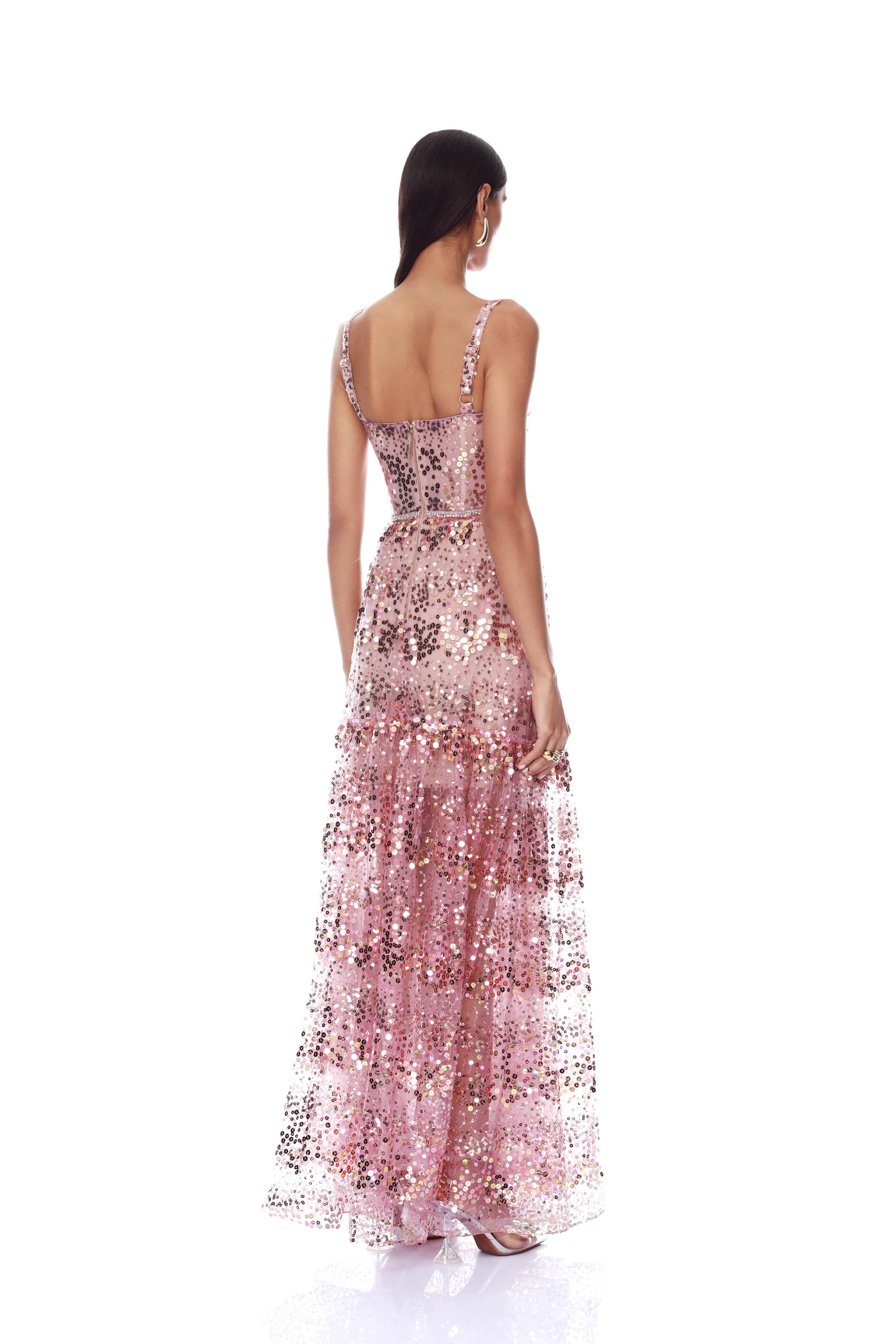 Midnight Embellished Blush Gown