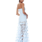 Harper Strapless Powder Blue Gown