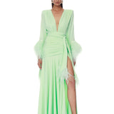 Geisha Mint Maxi Dress