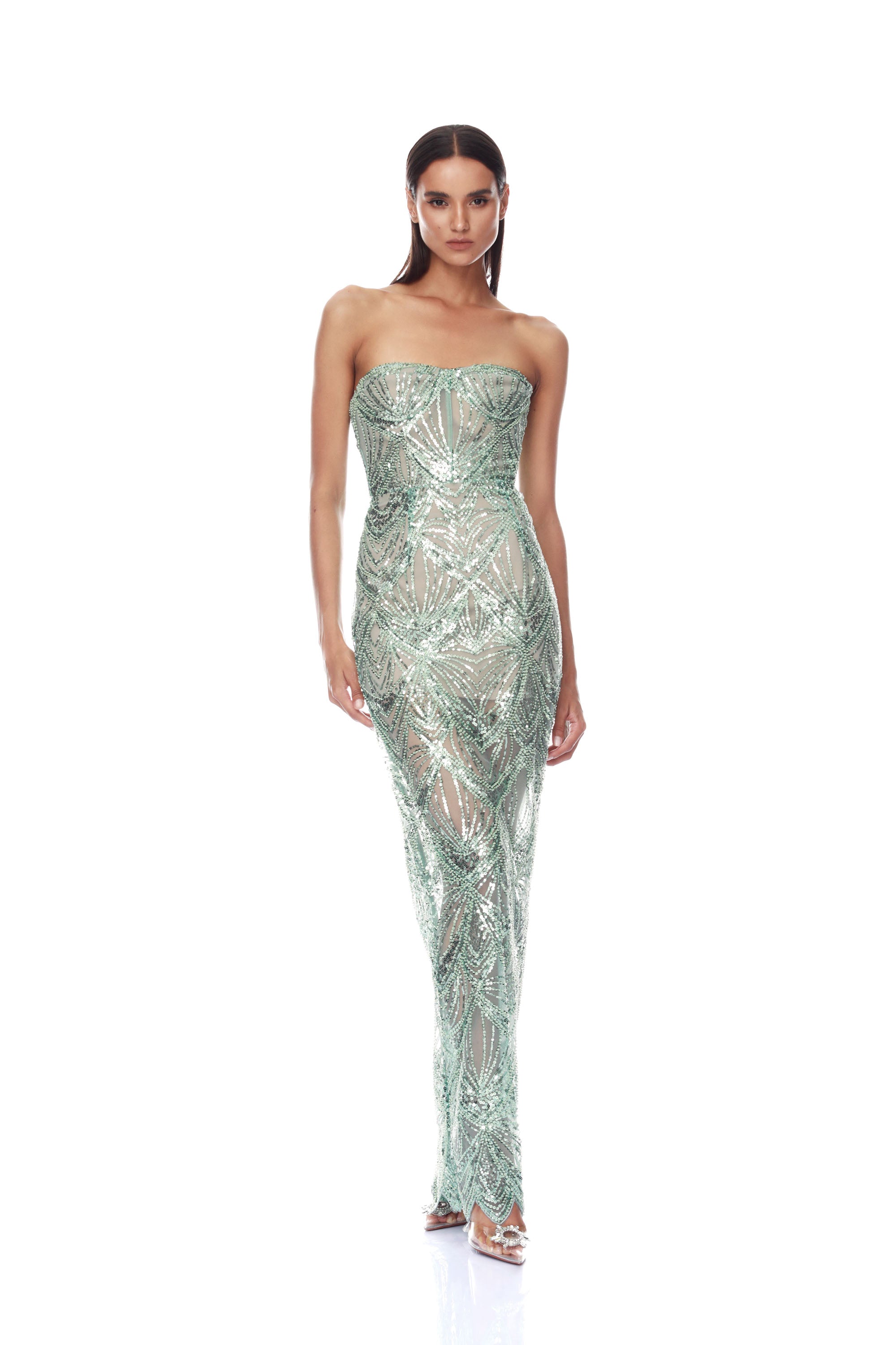Giselle Sage Maxi Dress Giselle Sage Maxi Dress