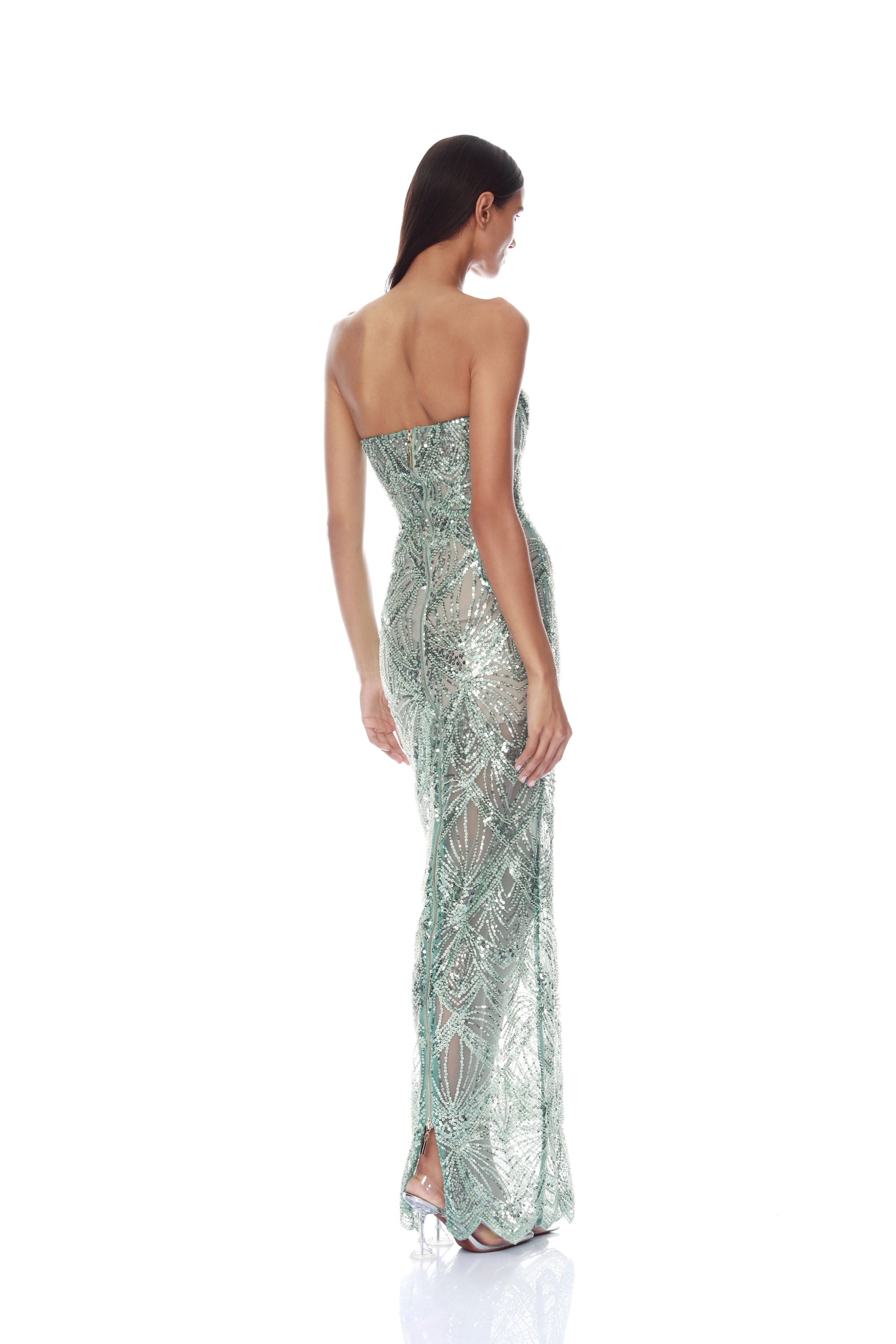bronx and banco giselle maxi dress Giselle Sage Maxi Dress