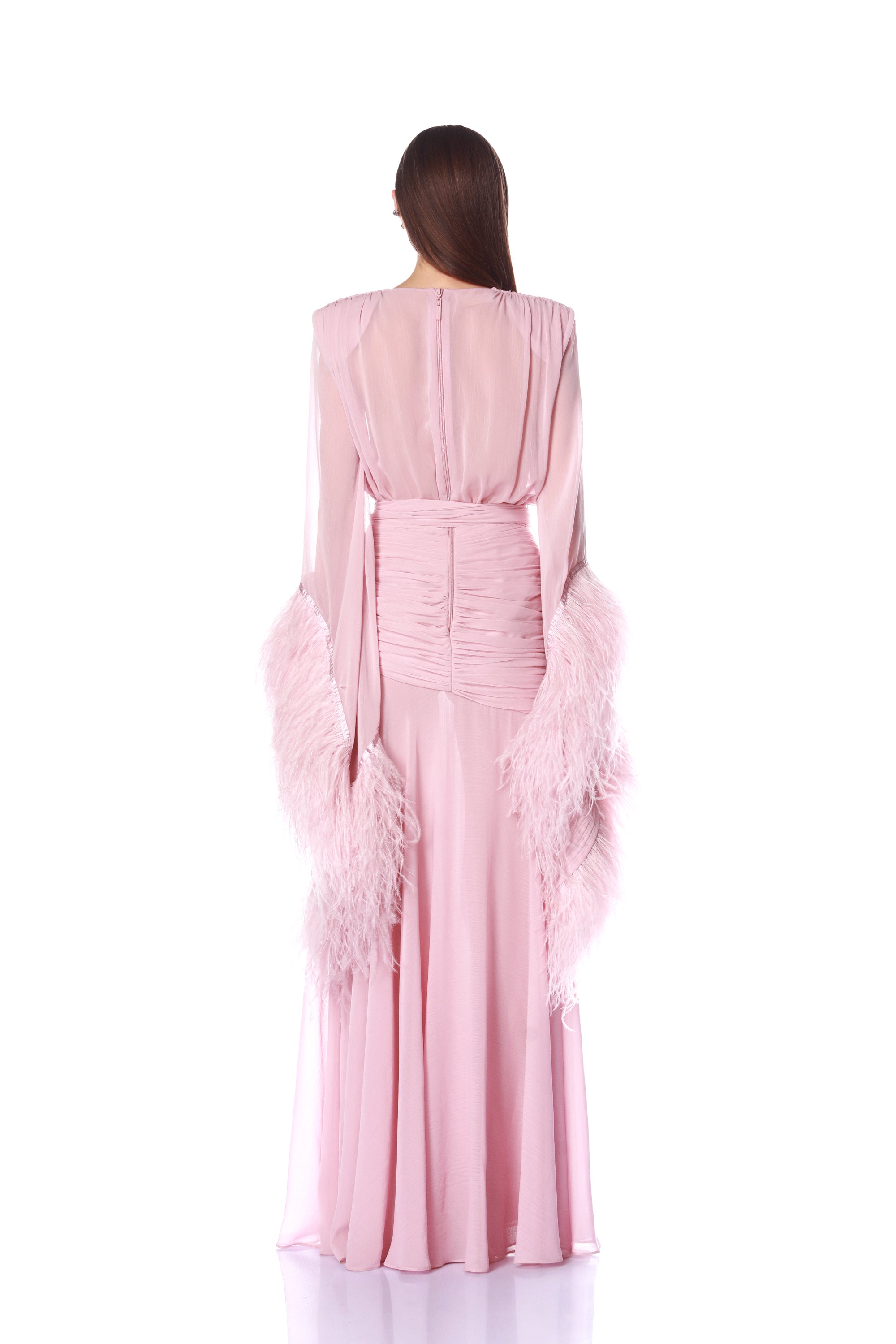 Geisha Pink Maxi Dress