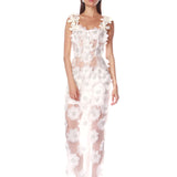 Rosalie White Maxi Dress