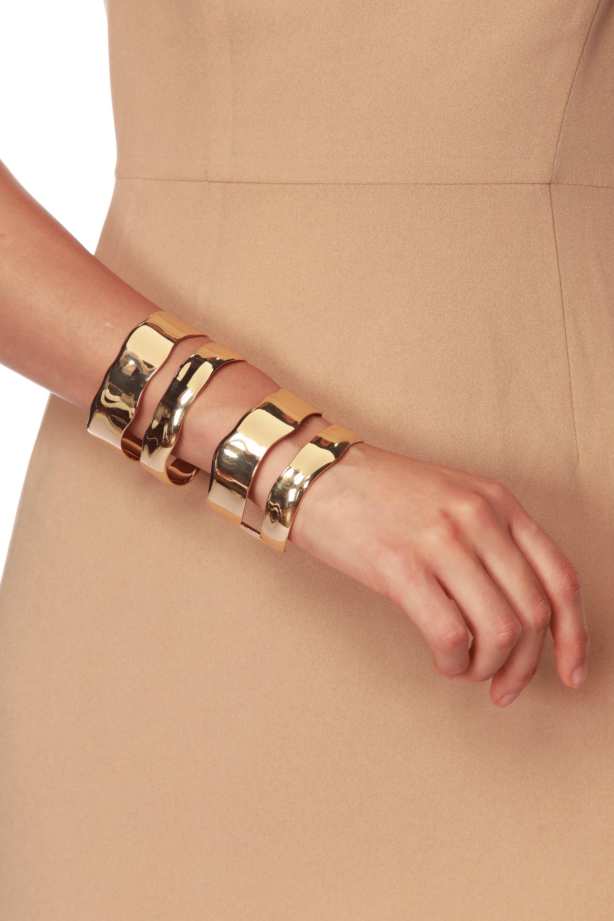 Armor Cuff Bracelet Set