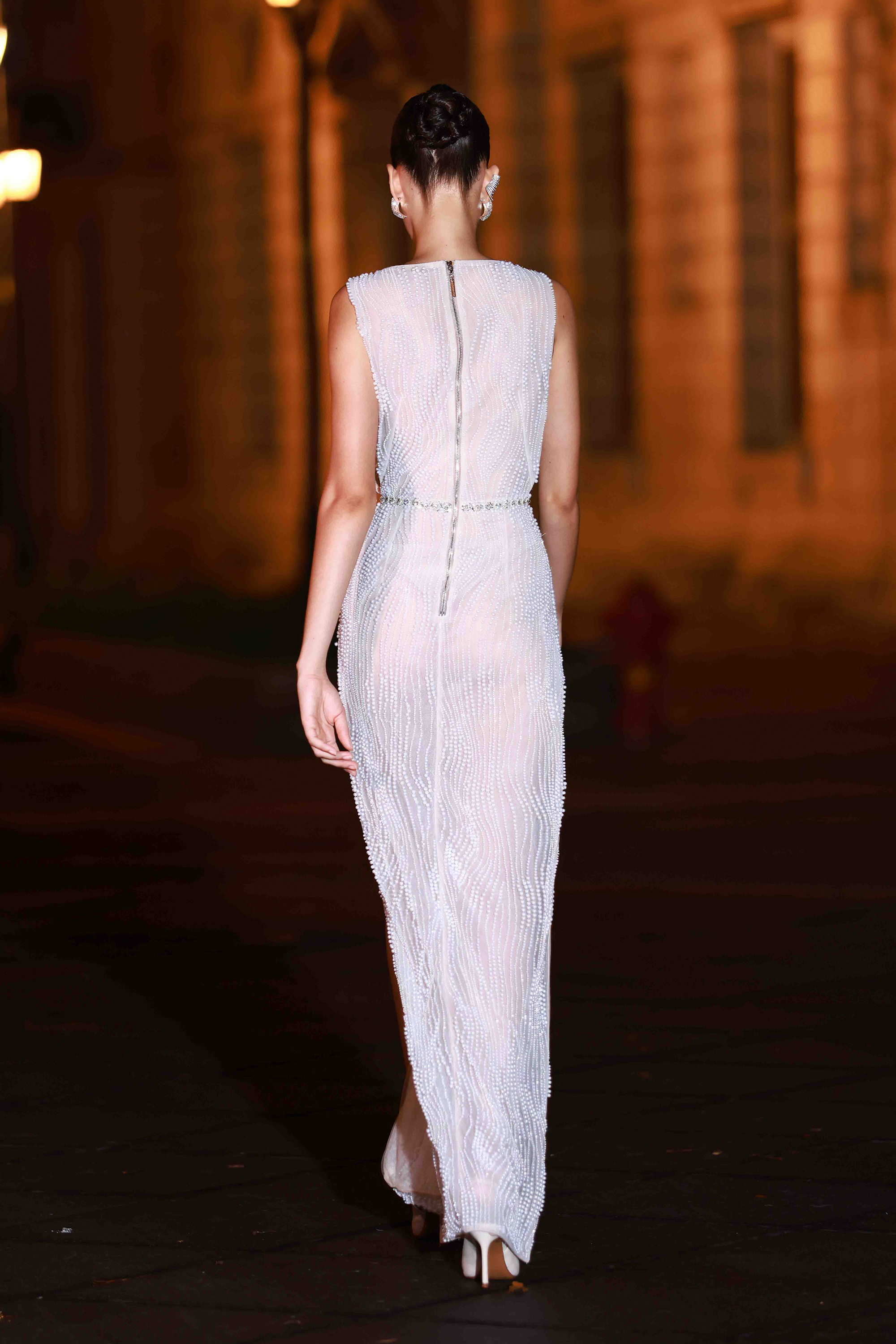 Lucienne Blanc Gown