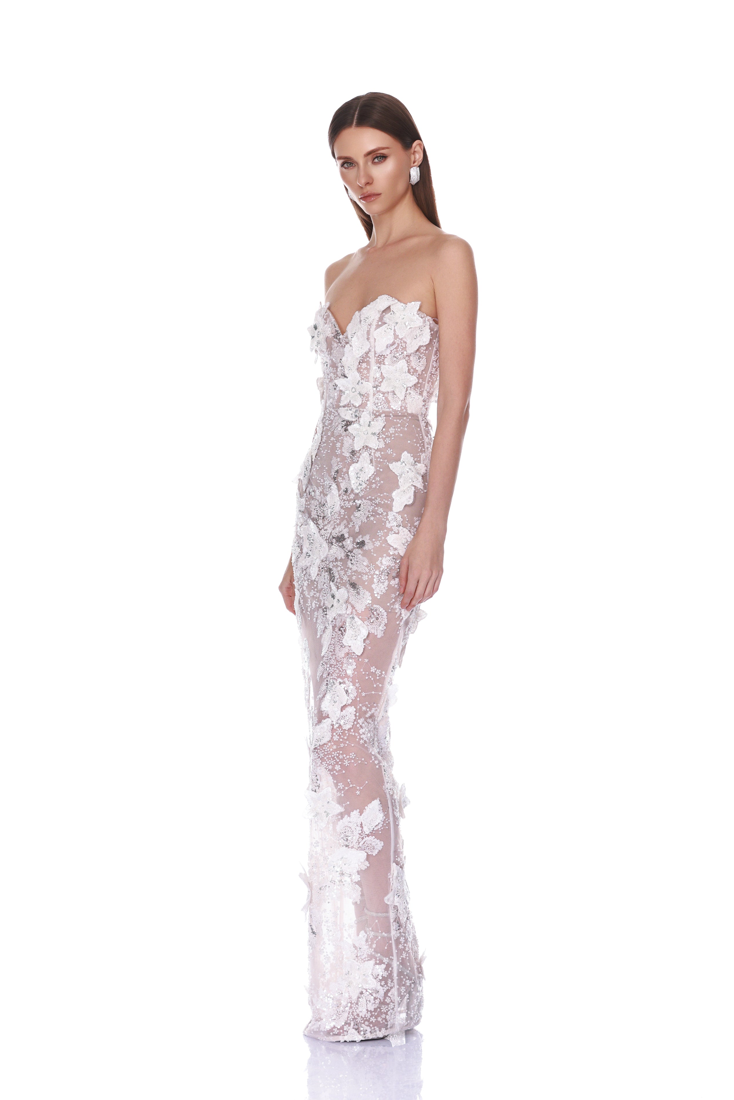 Dahlia Bridal Strapless Maxi Dress