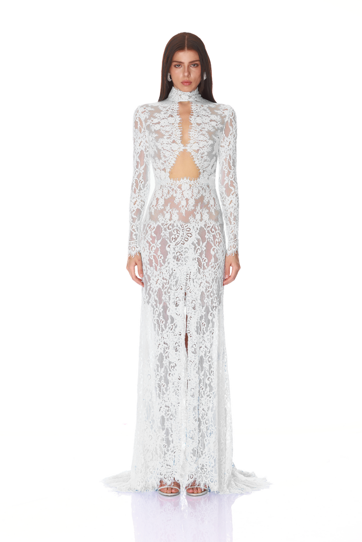 Nora Cutout Lace Maxi Dress