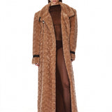 Look 7: Long Teddy Coat
