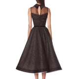 Charlotte Black Midi Dress