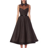 Charlotte Black Midi Dress