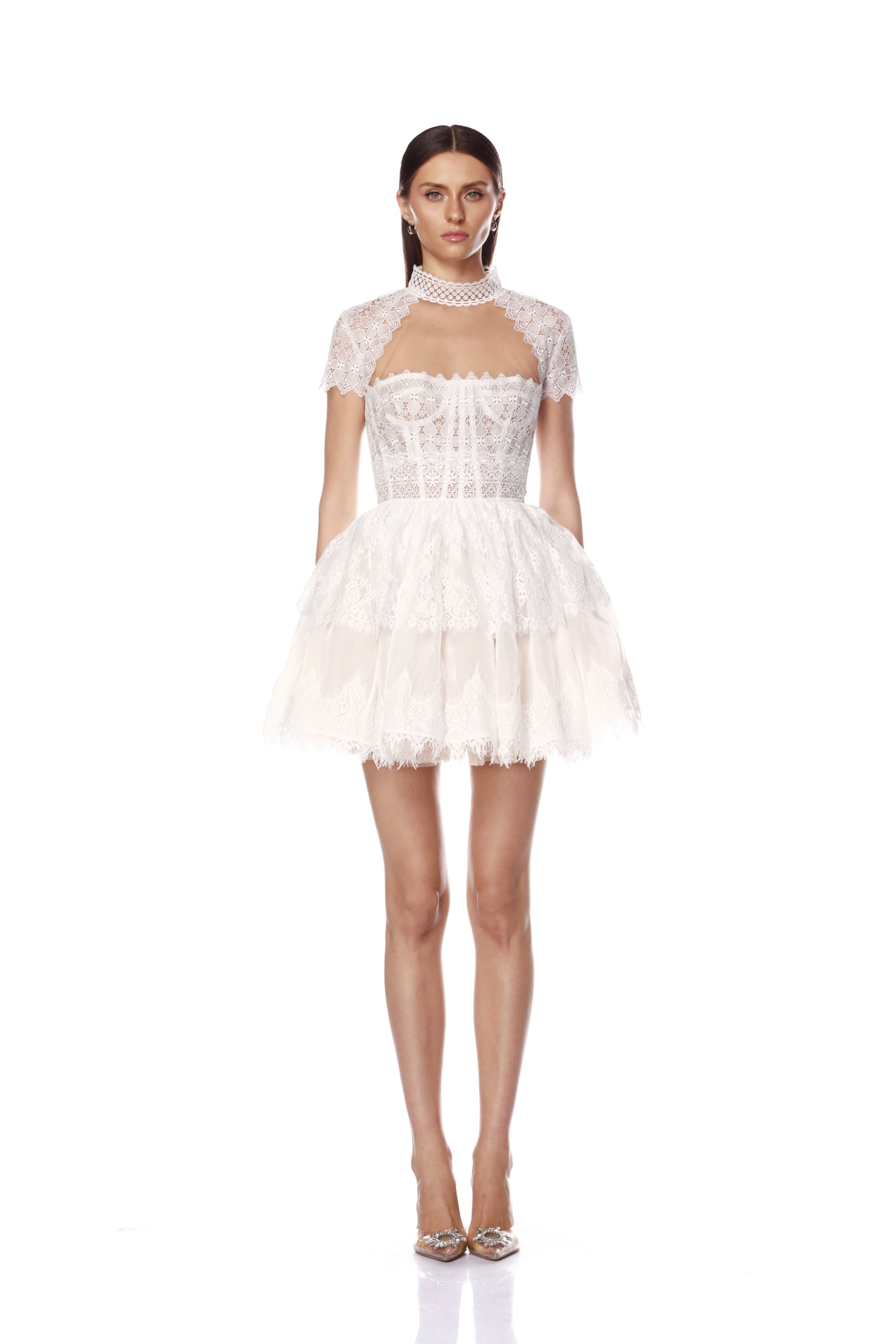 bronx and banco bridal mini dress NEW BRONX AND BANCO Lana Bridal Mini Dress Size XS