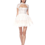 Daphne White Mini Dress