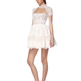 Daphne White Mini Dress