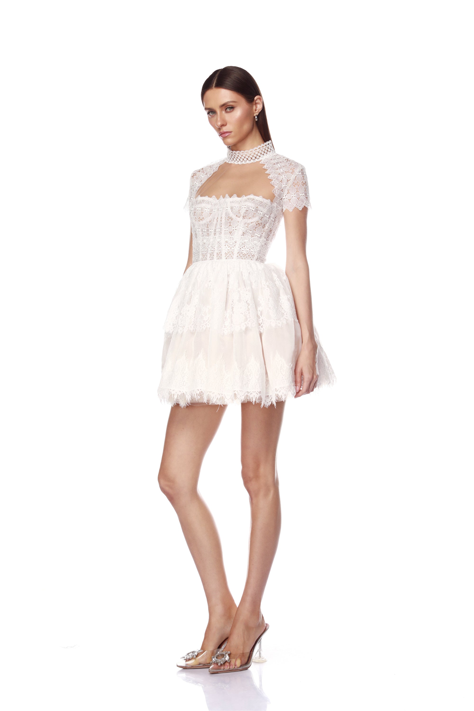 Daphne White Mini Dress