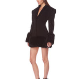 Emerson Black Blazer Dress