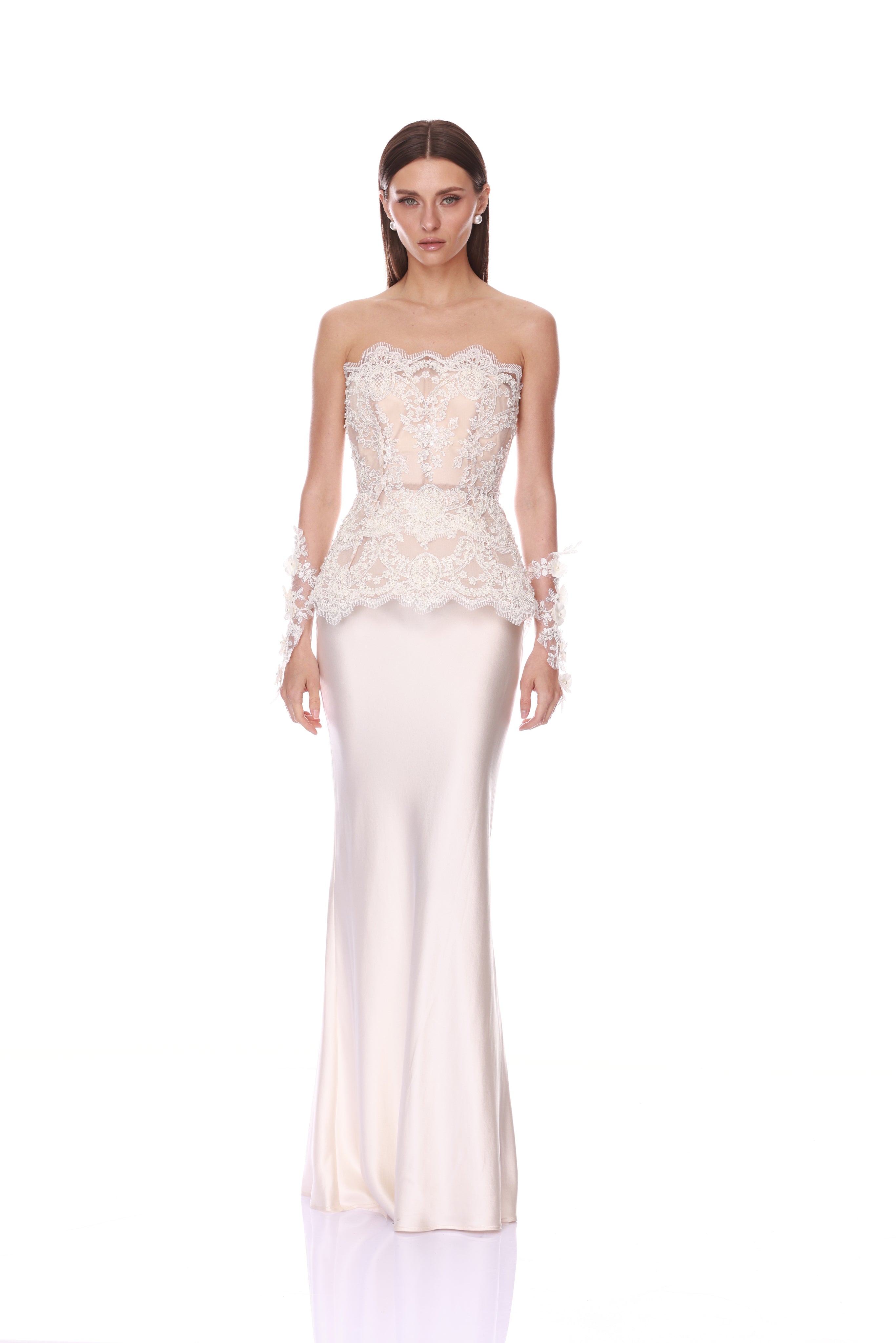 Paige Silk Satin Maxi Skirt