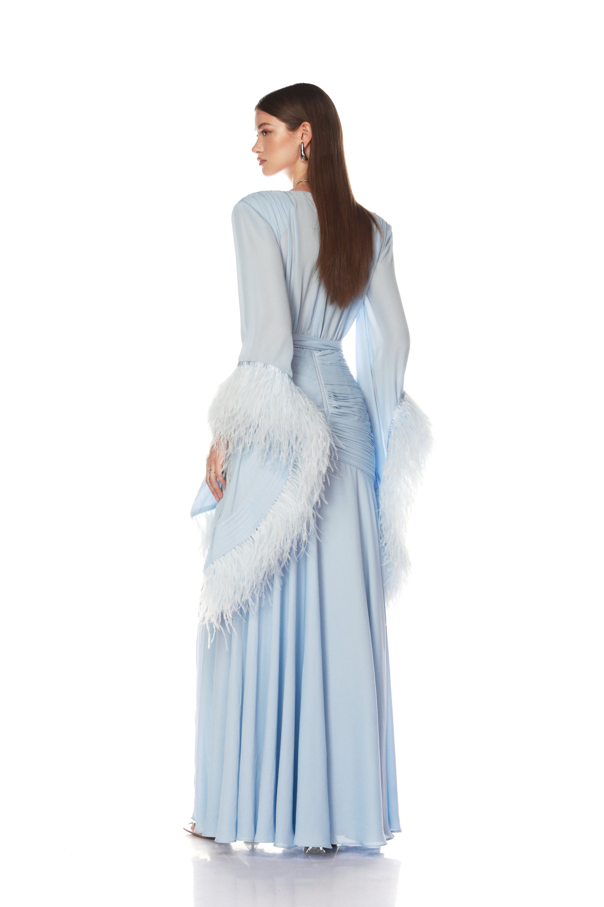 Geisha Powder Blue Maxi Dress