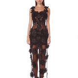 Rosalie Noir Maxi Dress