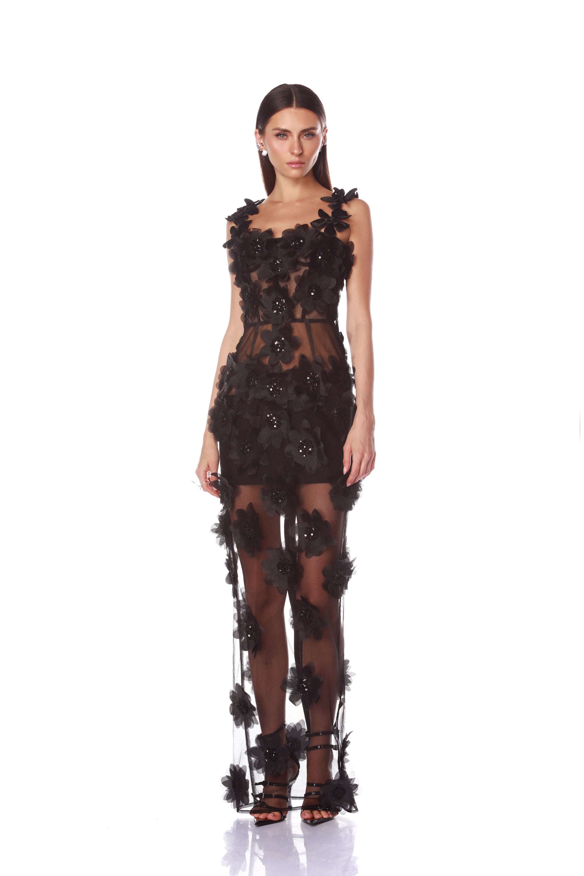 Rosalie Noir Maxi Dress