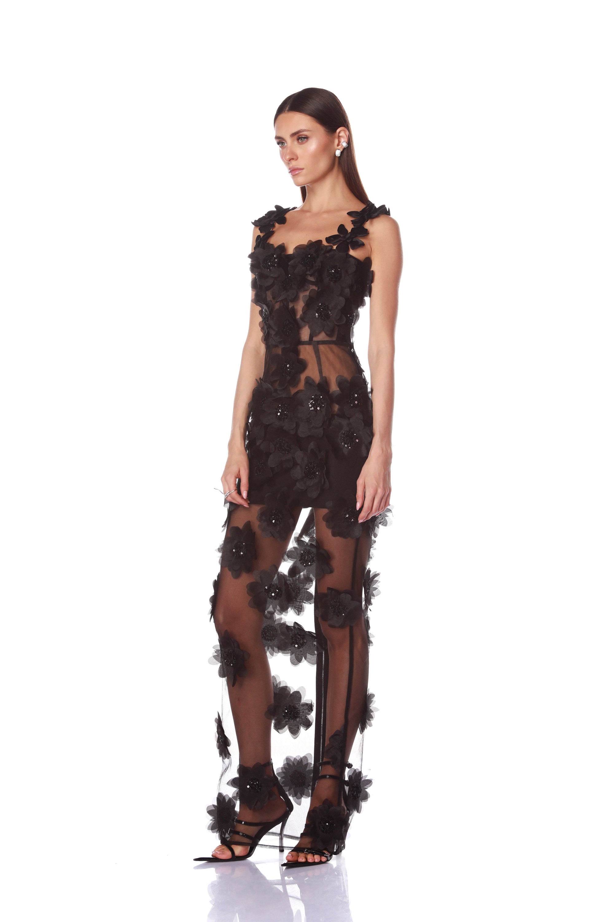 Rosalie Noir Maxi Dress