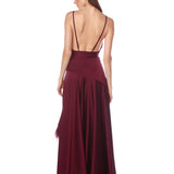 Leo Burgundy Gown