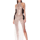 Maeve Halterneck Maxi Dress